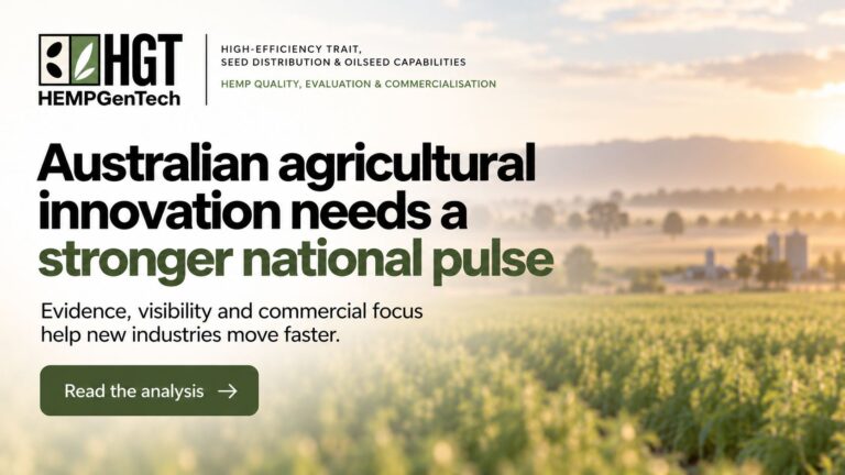 Building a national pulse around Australian agricultural innovation